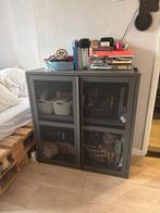 Ikea ijzeren kast met deuren, Gebruikt, 100 tot 150 cm, Metaal, 25 tot 50 cm