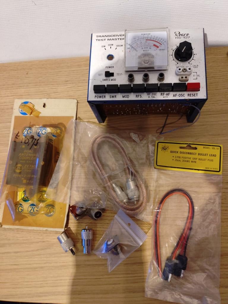 Lotje overgebleven onderdelen zendamateur reace RS107, Telecommunicatie, Ophalen of Verzenden
