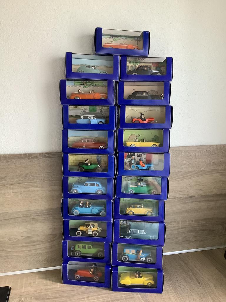 Diverse kuifje modelautos, Hobby en Vrije tijd, Modelauto's | 1:43, Ophalen of Verzenden, Zo goed als nieuw, Auto, Overige merken