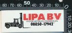Sticker: Lipa - Hyster Heftruck Onderdelen, Ophalen of Verzenden, Zo goed als nieuw, Bedrijf of Vereniging