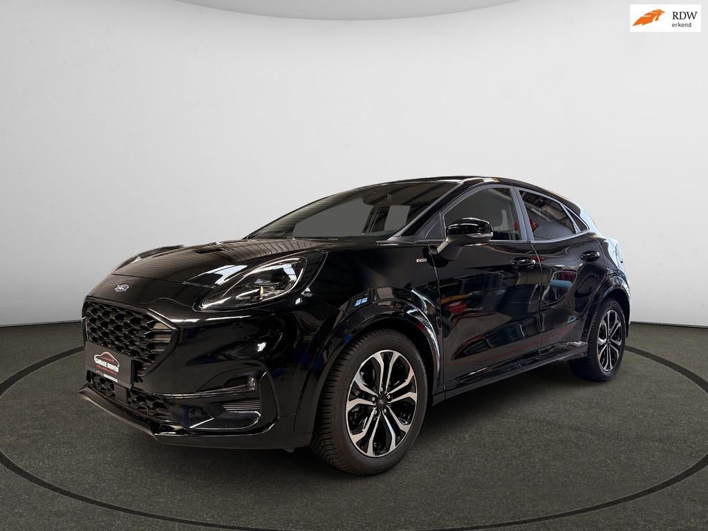 Ford PUMA 1.0 EcoBoost Hybrid ST-Line, Auto's, Ford, 125 pk, Zwart, 665 kg, Bedrijf