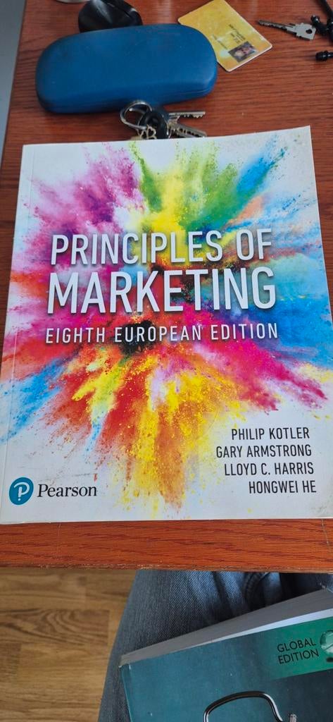 Principles of Marketing - Achtste Europese Editie, Boeken, Ophalen, Zo goed als nieuw, Economie en Marketing, Philip Kotler, Gary Armstrong, Lloyd C. Harris, Hongwei He