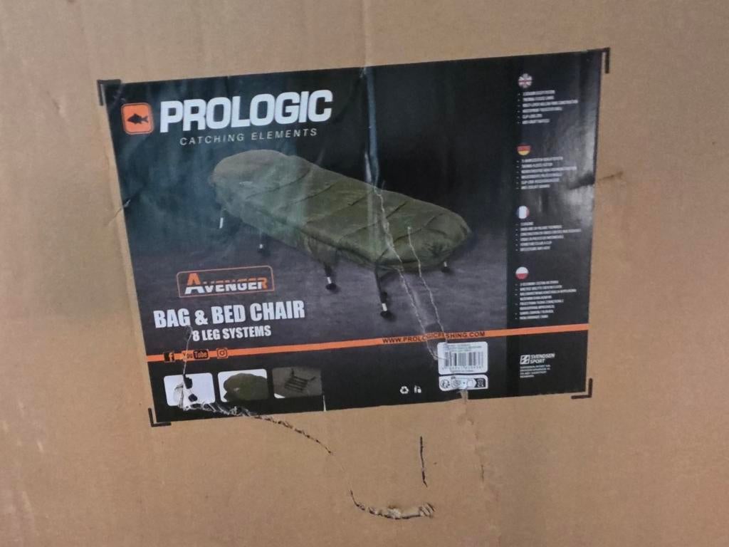 Prologic Avenger S Bag & Bedchair vis bed stretcher Nieuw, Prologic, Nieuw, Ophalen of Verzenden, Niet gespecificeerd