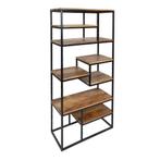 Vakkenkast mangohout, Ophalen, Met plank(en), Gebruikt, 50 tot 100 cm