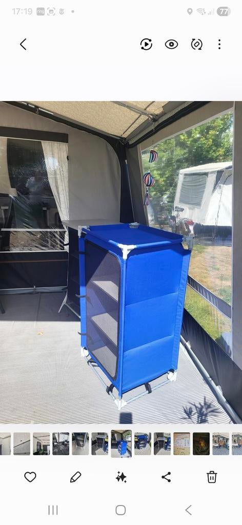 Campingkast, Ophalen of Verzenden, Zo goed als nieuw