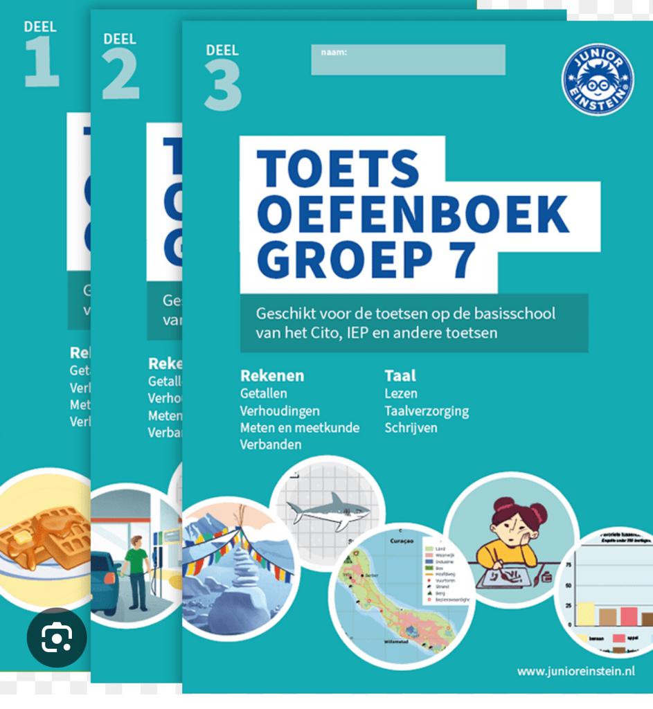 Toets Oefenboek Groep 7 Junior Einstein (PDF), Ophalen, Nieuw, Non-fictie