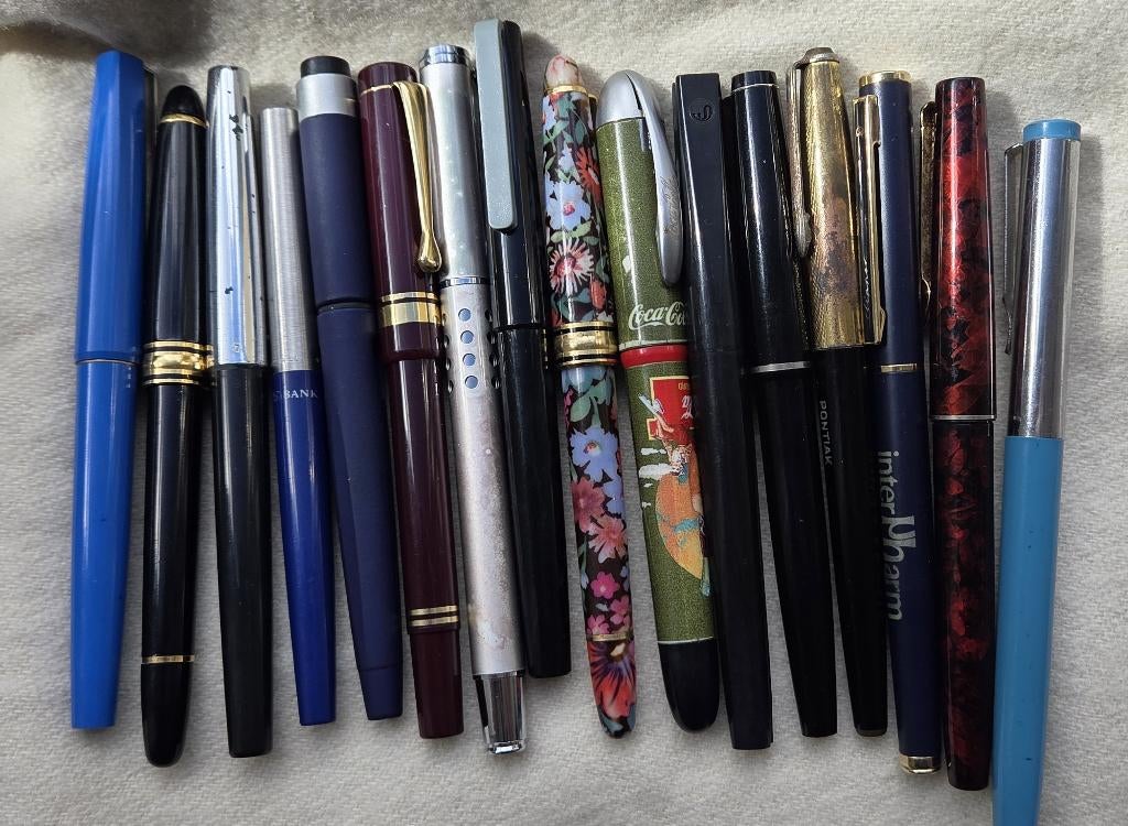 Lot diverse vulpennen, Verzenden, Gebruikt, Vulpen, Overige merken