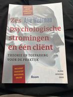 Zes psychologische stromingen - Alie Weerman, Boeken, Ophalen of Verzenden, Zo goed als nieuw, Klinische psychologie