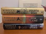 Fourth Wing, Iron Flame & Onyx Storm HC Engels, Boeken, Fantasy, Verzenden, Zo goed als nieuw, Rebecca Yarros