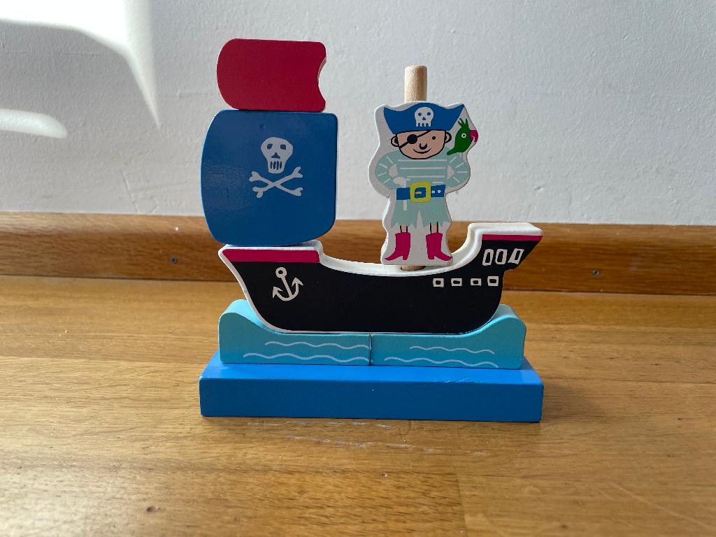 Stapelfiguur Piraat, Ophalen, Zo goed als nieuw