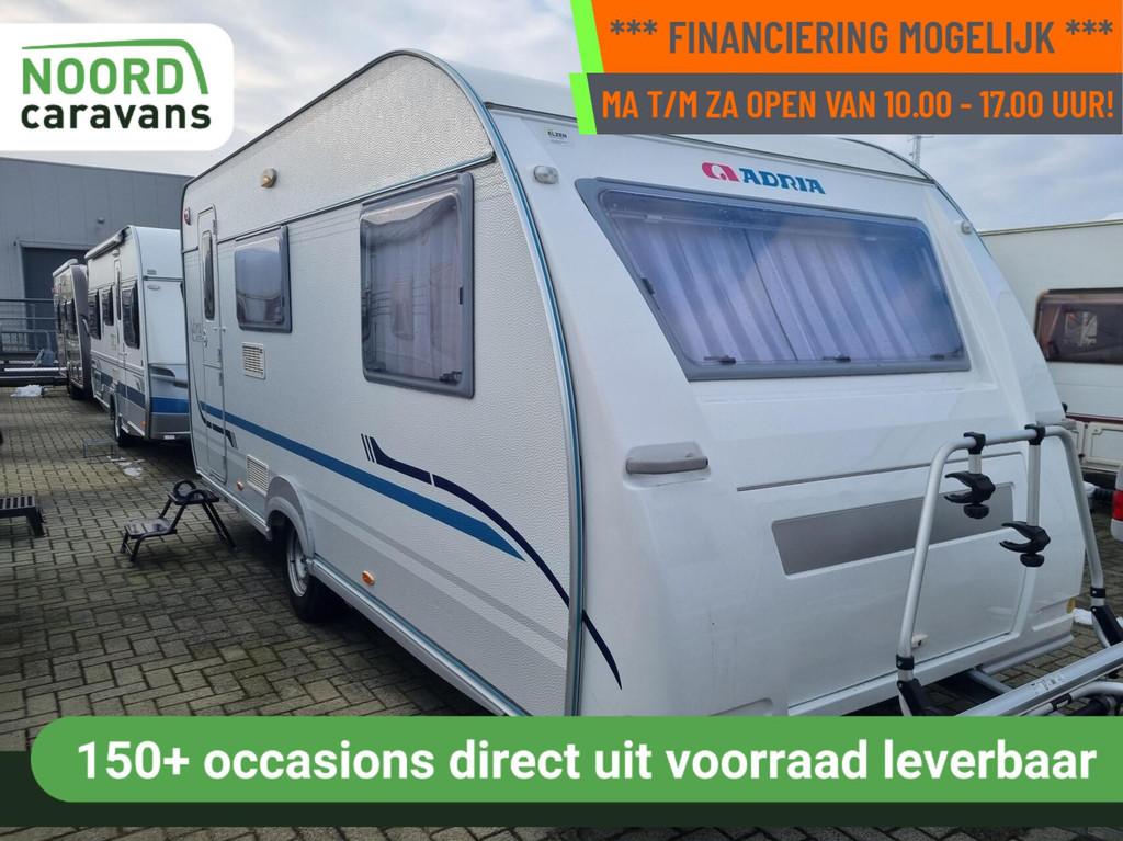 Adria adora 482 ps MOVER + VOORTENT + LUIFEL + DWARSBED, Caravans en Kamperen, Caravans, Bedrijf, Mover, Adria, 6 tot 7 meter