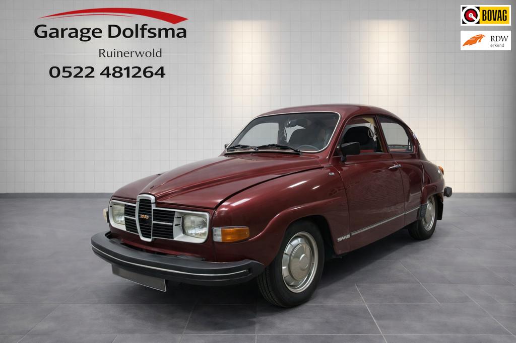Saab 96I 68PK V4, Auto's, Voorwielaandrijving, 68 pk, Origineel Nederlands, Rood
