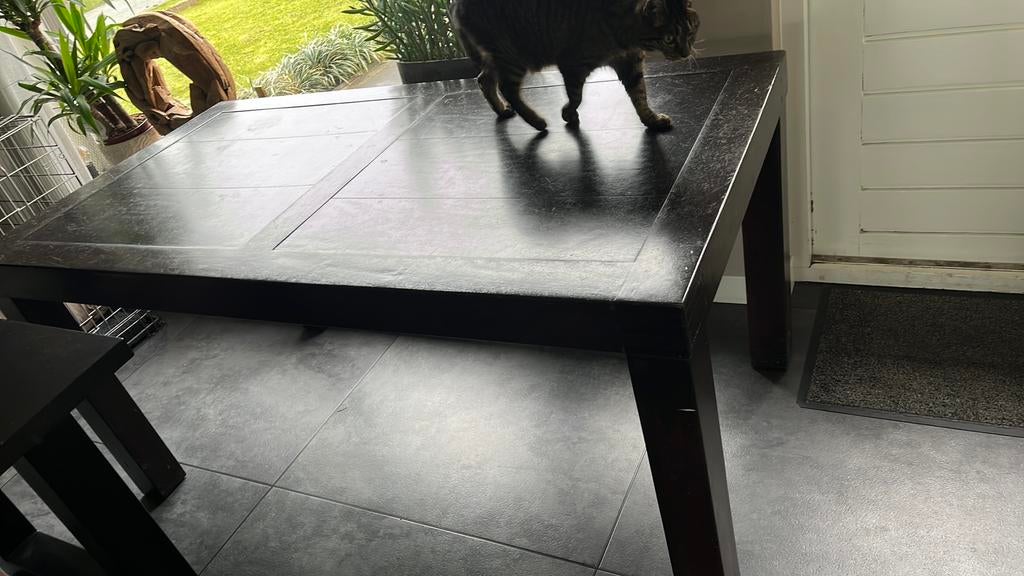 Tafel 160 x 85, Ophalen, Gebruikt, 50 tot 100 cm, 150 tot 200 cm