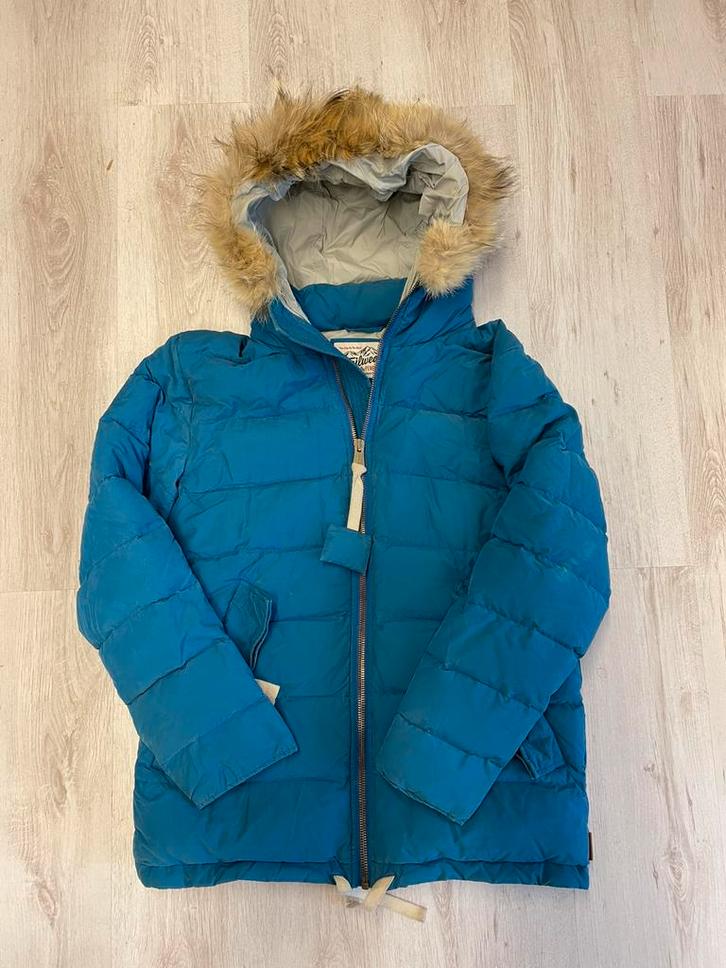 Penfield blauwe donzen parka winterjas, Kleding | Heren, Jassen | Winter, Zo goed als nieuw, Maat 48/50 (M), Blauw, Ophalen of Verzenden