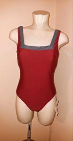 Nieuw Vintage Beach Wave bordeaux badpak, S, Nieuw, Badpak, Ophalen of Verzenden, Rood