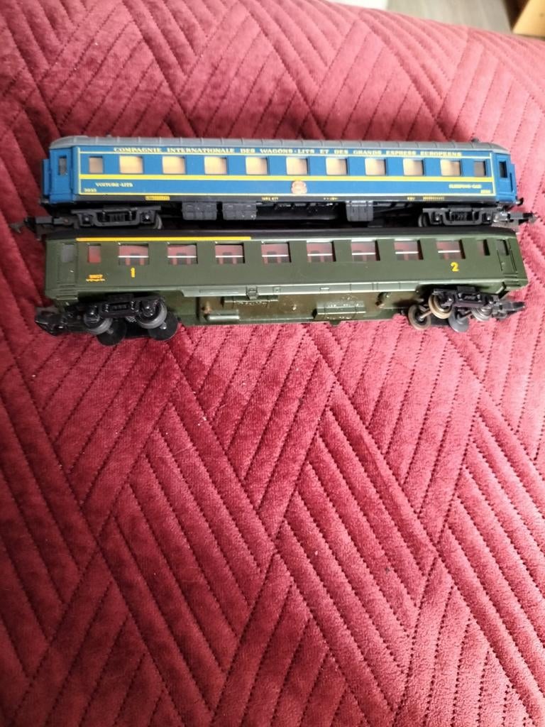 Jouef wagons, Hobby en Vrije tijd, Modeltreinen | H0, Gebruikt, Gelijkstroom, Jouef, Wagon