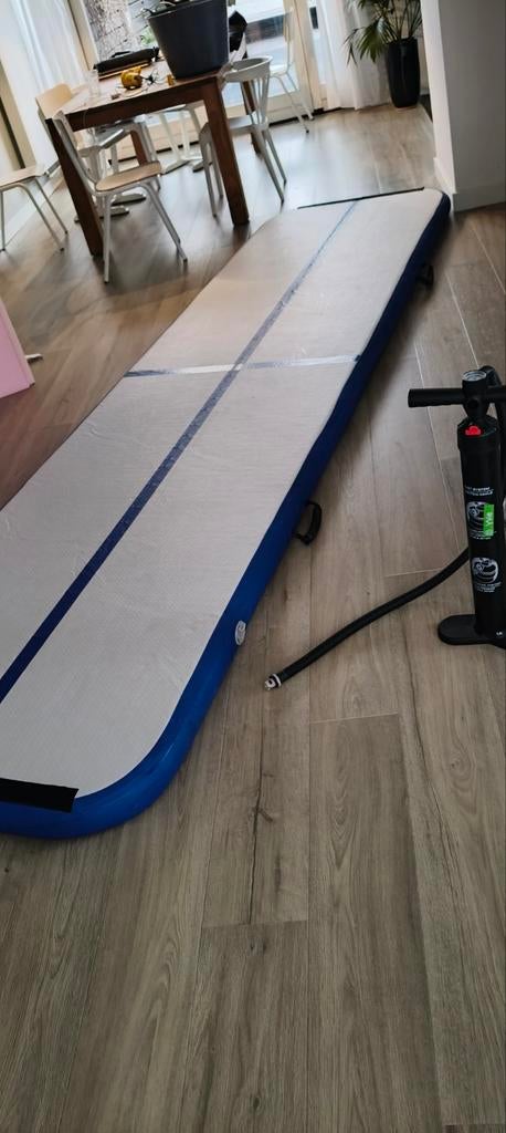 Airtrack Action met tas en matje 4 meter lang bij 1 meter, Sport en Fitness, Ophalen