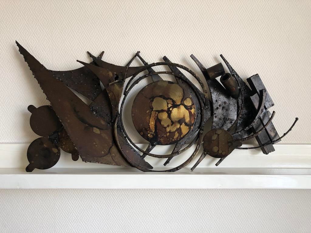 Deens Brutalist wandobject, Ophalen of Verzenden