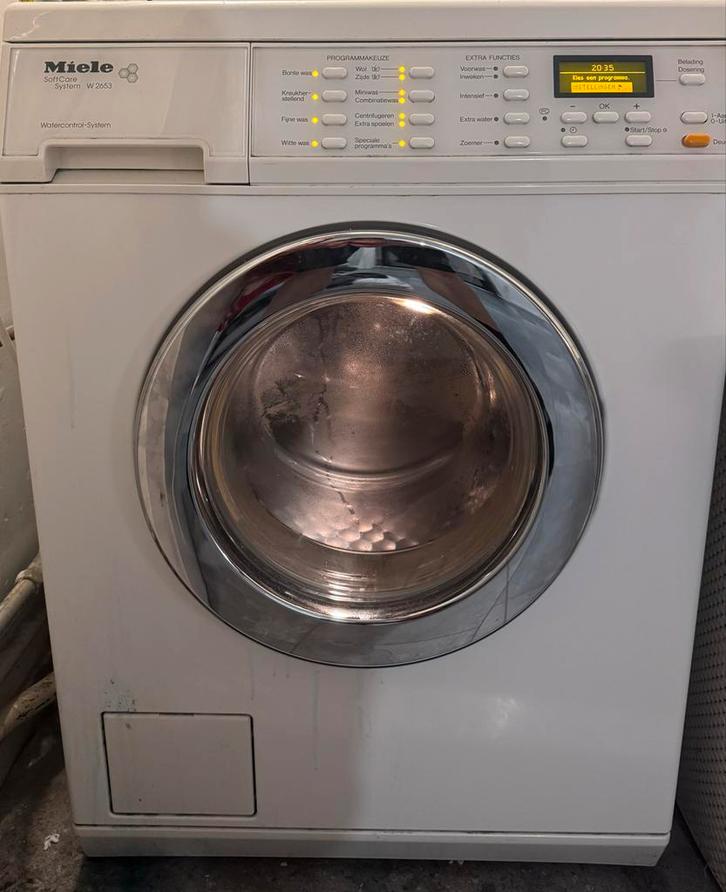 Miele SoftCare System W 2653 wasmachine, Witgoed en Apparatuur, Wasmachines, Gebruikt, Voorlader, 6 tot 8 kg, 85 tot 90 cm, 1200 tot 1600 toeren