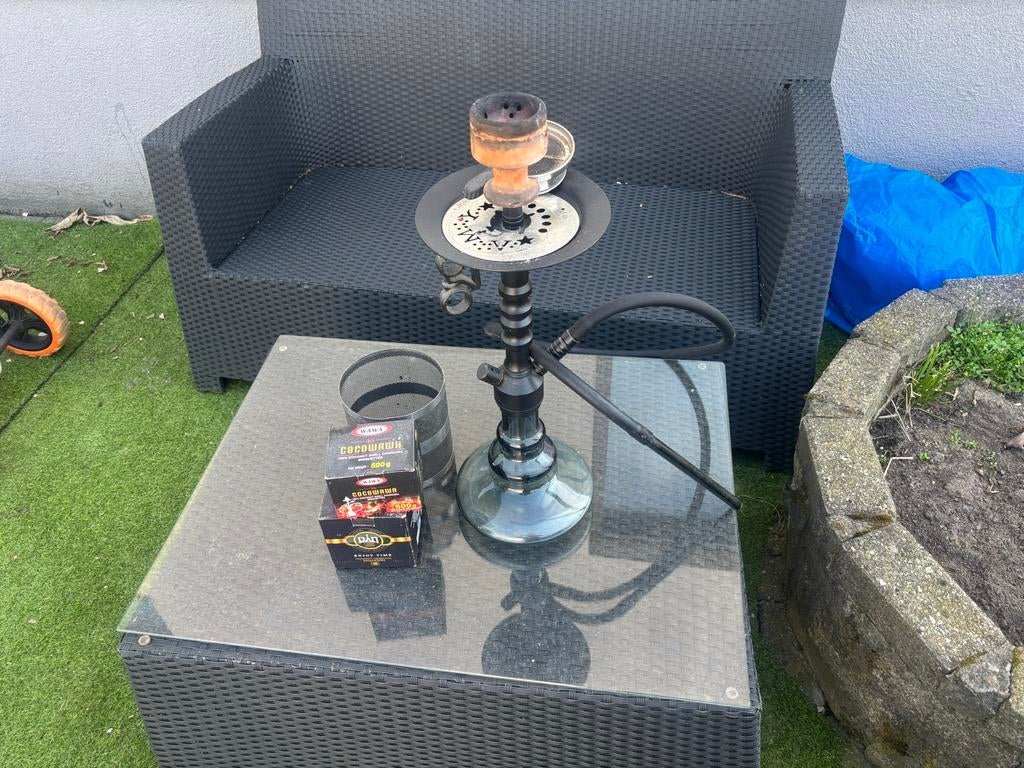 Waterpijp amy deluxe met veel extras, Ophalen, Gebruikt, (Water)pijp