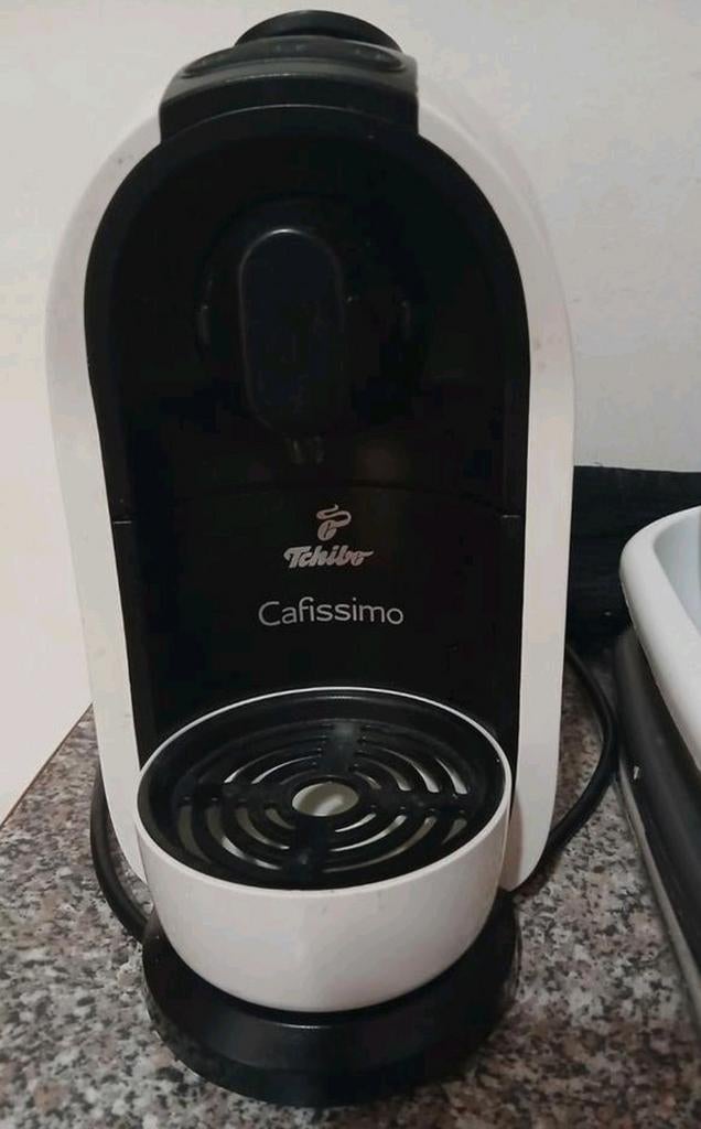 Tchibo Cafissimo Koffiecupmachine - Wit/Zwart, Witgoed en Apparatuur, Koffiezetapparaten, Ophalen, Koffiepads en cups, Gebruikt