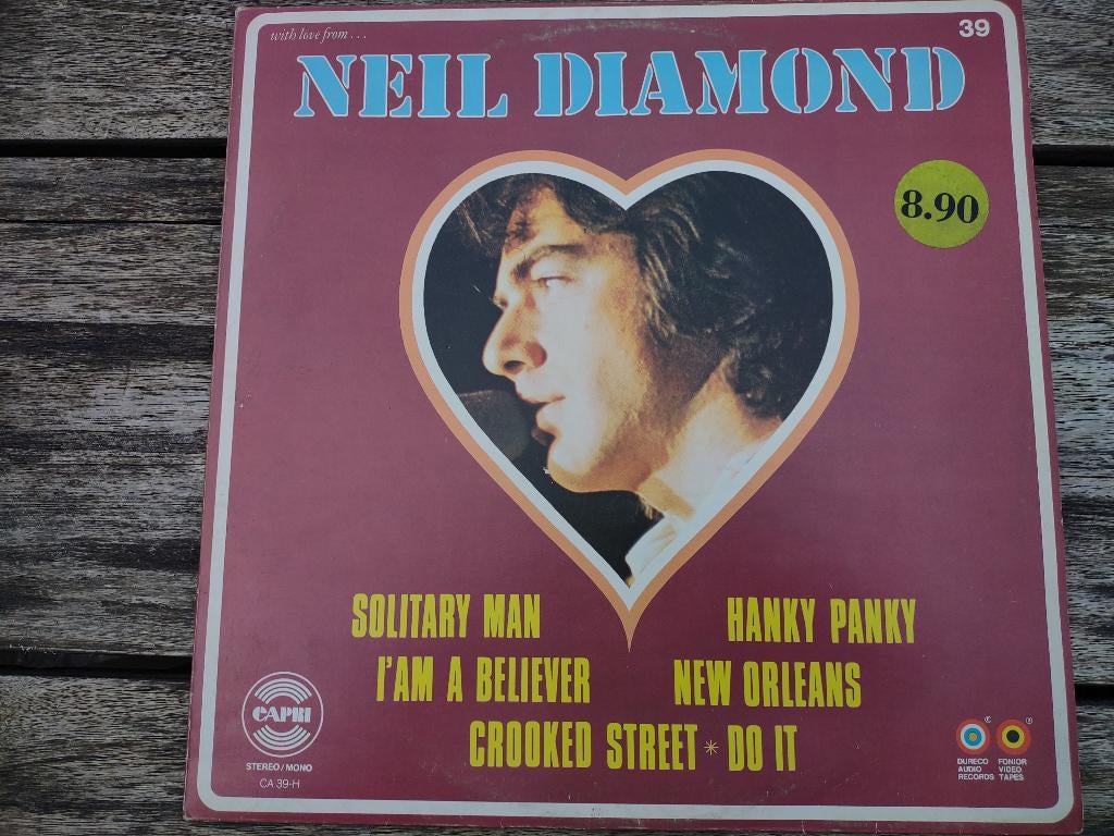 LP - With love from .... Neil Diamond, Ophalen of Verzenden, 1970 - 1979, Zo goed als nieuw, 12 inch
