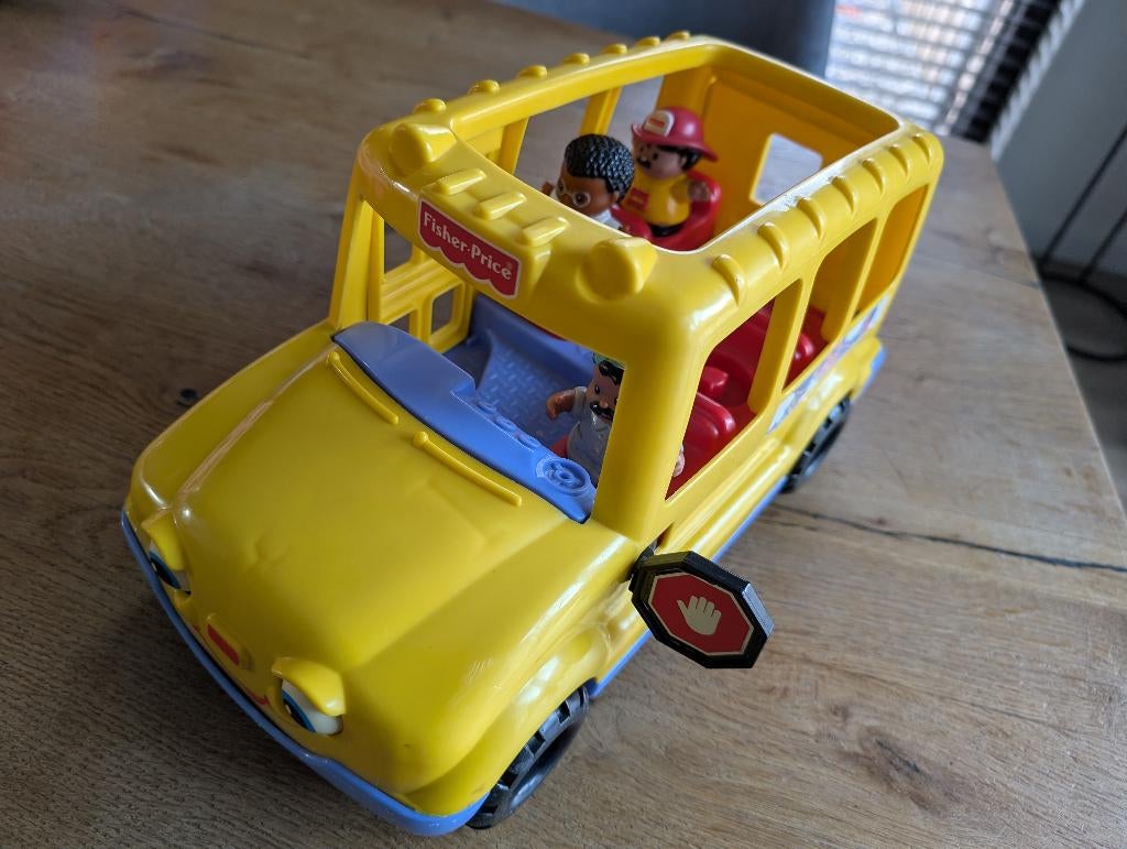 Fisher Price little people bus, Kinderen en Baby's, Speelgoed | Fisher-Price, Ophalen, Zo goed als nieuw, Auto of Voertuig