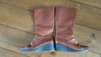 Bruine leren laarzen van Clarks, maat 41, Hoge laarzen, Bruin, Ophalen of Verzenden, Clarks