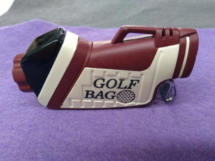 Aansteker golf-bag, Verzamelen, Rookartikelen, Aanstekers en Luciferdoosjes, Gebruikt, Aansteker, Ophalen