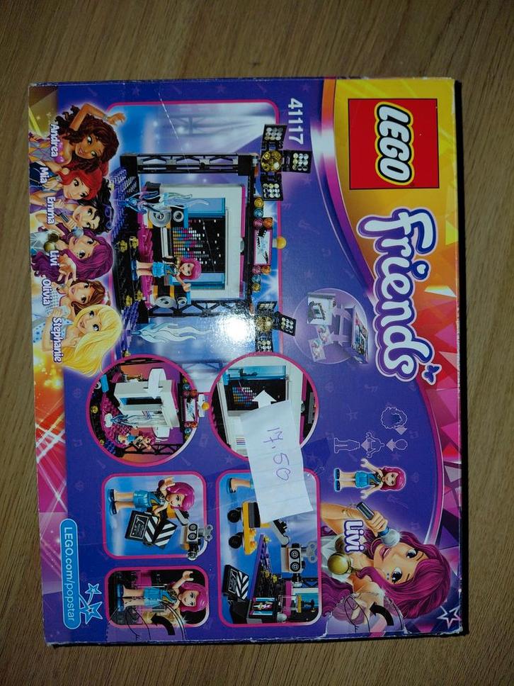 Lego Friends Popster Livis Huis (41117) met boekjes, Kinderen en Baby's, Speelgoed | Duplo en Lego, Zo goed als nieuw, Lego, Complete set