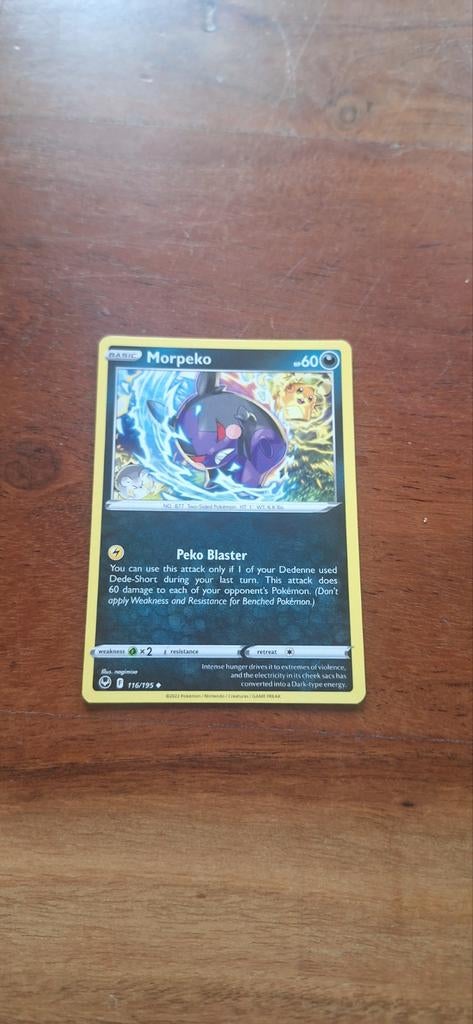 Morpeko Pokémon kaart 116/195, Ophalen of Verzenden