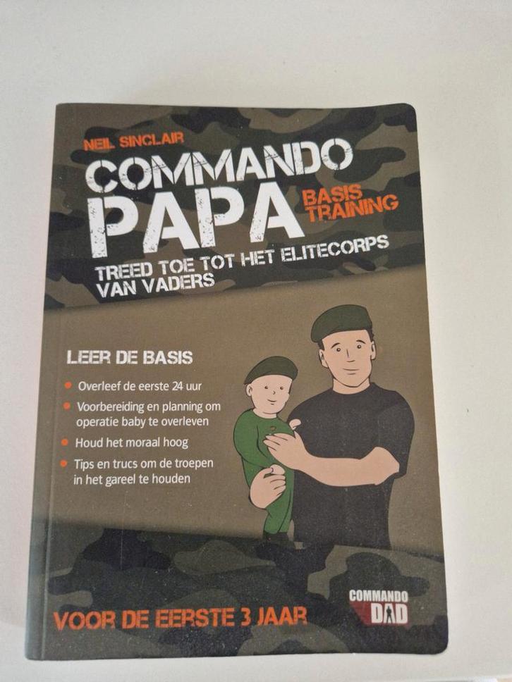 Commando Papa, Boeken, Zwangerschap en Opvoeding, Gelezen, Opvoeding tot 6 jaar, Ophalen of Verzenden