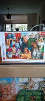 Leuke poezen puzzel, Ophalen of Verzenden, 500 t/m 1500 stukjes, Zo goed als nieuw