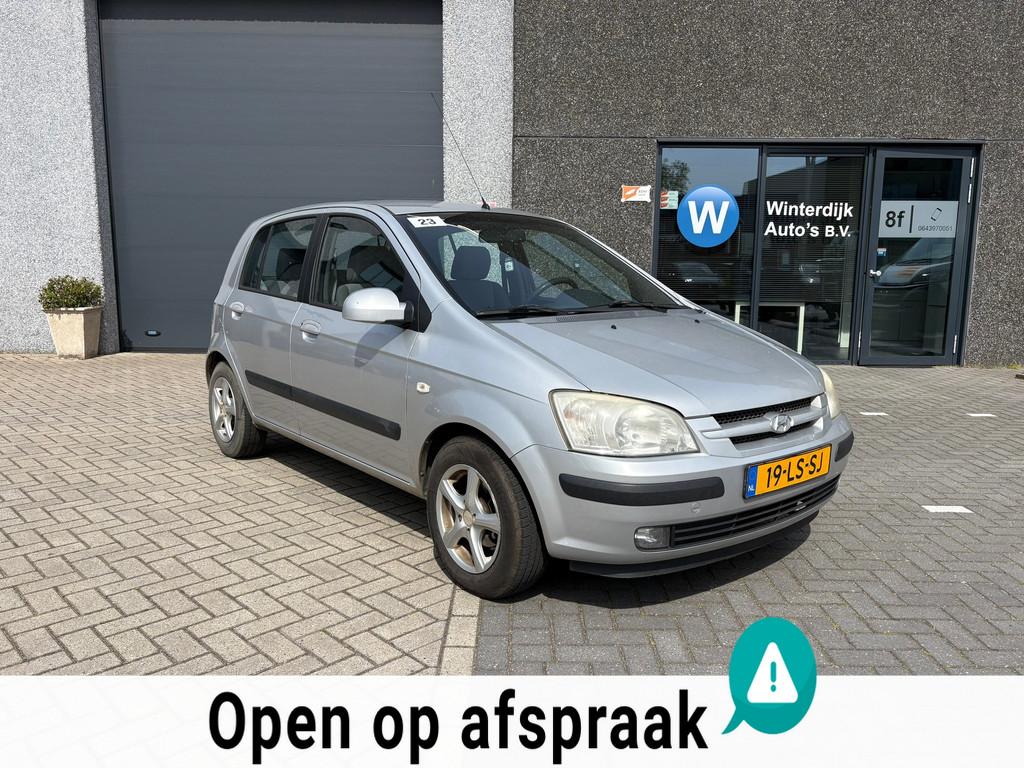 Hyundai Getz 1.3i GLS Automaat / 5Deuren / Airco ijskoud, Auto's, Hyundai, 450 kg, 4 cilinders, 82 pk, Origineel Nederlands
