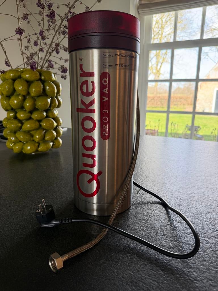 Quooker PRO3VAQ boiler + Nordic Round RVS kraan, Ophalen, Gebruikt