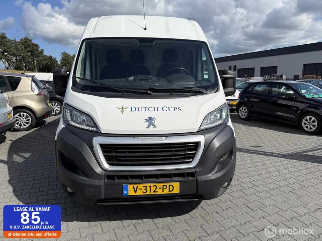 Peugeot Boxer Bestel 333 2.0 BlueHDI L3H2 Premium DC, Auto's, Bestelauto's, Stof, Gebruikt, Euro 6, 4 cilinders