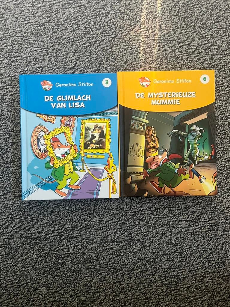 2 Geronimo Stilton boeken, Boeken, Ophalen of Verzenden, Zo goed als nieuw, Fictie algemeen