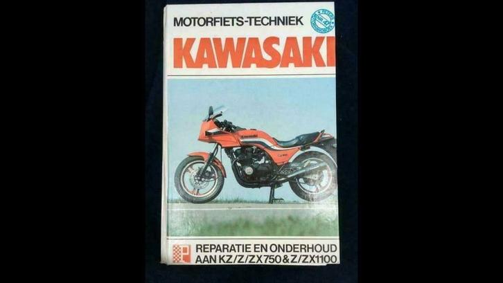 werkplaatshandboek KAWASAKI KZ Z ZX 750 & Z ZX 1100; 15,50 €, Motoren, Handleidingen en Instructieboekjes, Kawasaki, Ophalen of Verzenden