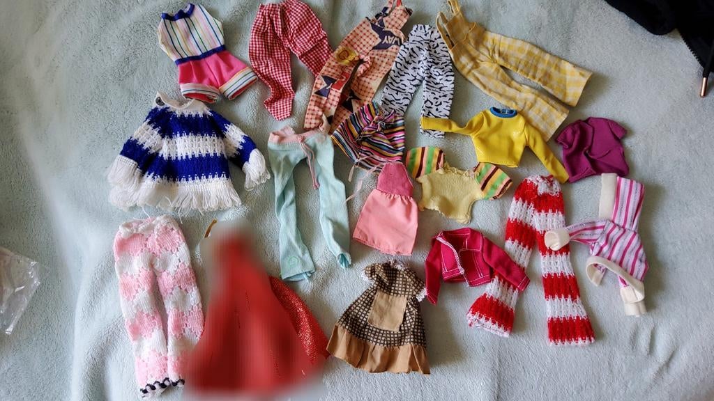 Vintage Barbie Sindy Fleur Tienerpop outfit kleding broek., Ophalen of Verzenden, Fashion Doll