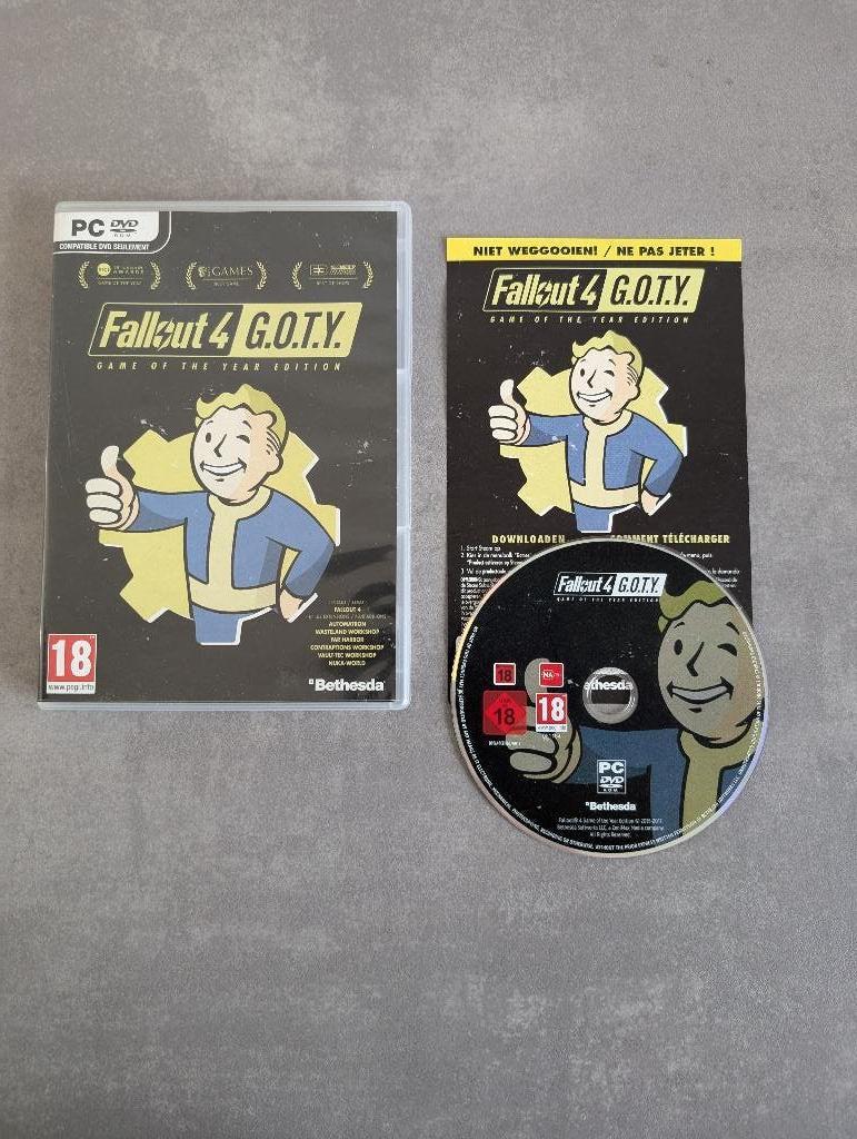 Fallout 4 G.O.T.Y. Game of the year edition PC, Avontuur en Actie, Vanaf 18 jaar, 1 speler, Ophalen of Verzenden