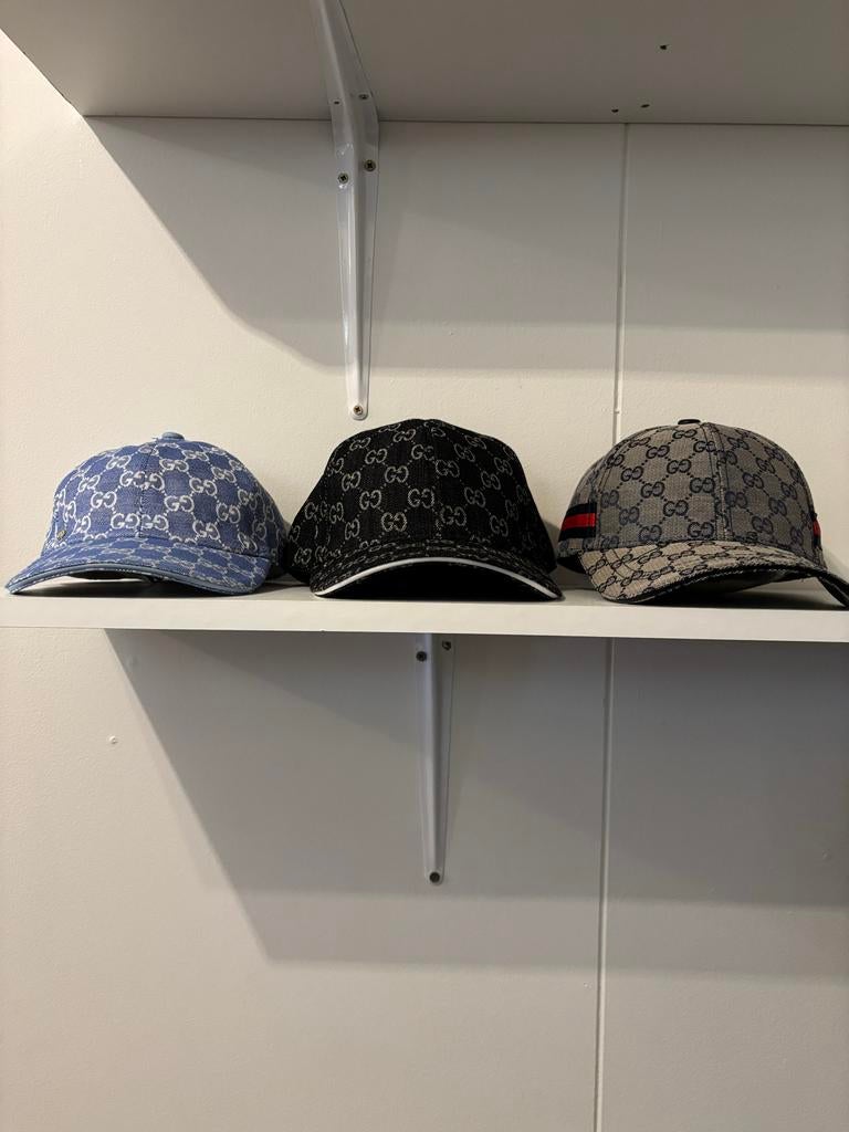 Gucci petten, Kleding | Dames, Hoeden en Petten, Ophalen of Verzenden, Gedragen, One size fits all, Pet