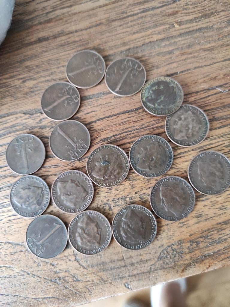 Centen uit 1948 - Koningin Wilhelmina, Ophalen of Verzenden, Koningin Wilhelmina, 1 cent, Losse munt