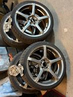 RH Evolution - 18inch / 7,5J / 5x100 /z.g.a.n. banden, Auto-onderdelen, Banden en Velgen, Ophalen, 18 inch, Band(en), Zomerbanden