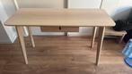 Ikea Lisabo bureau essenfineer 118x45 cm, Huis en Inrichting, Bureaus, Ophalen, Zo goed als nieuw
