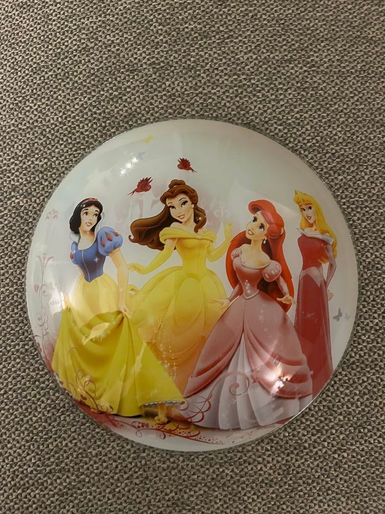 Disney Prinsessen Plafondlamp - Sneeuwwitje, Belle, Ariël,, Ophalen of Verzenden, Gebruikt, Kunststof