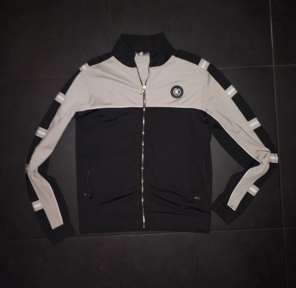 Ceasarss Heren trainingsjack zwart/grijs maat XL, Casarss, Zwart, Maat 56/58 (XL), Ophalen of Verzenden