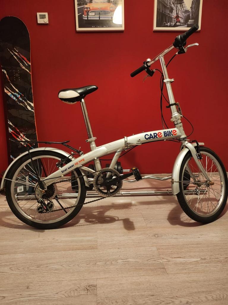 Care Bike vouwfiets met 5 versnellingen, 20 inch of meer, Versnellingen, Zo goed als nieuw, Totaal opvouwbaar