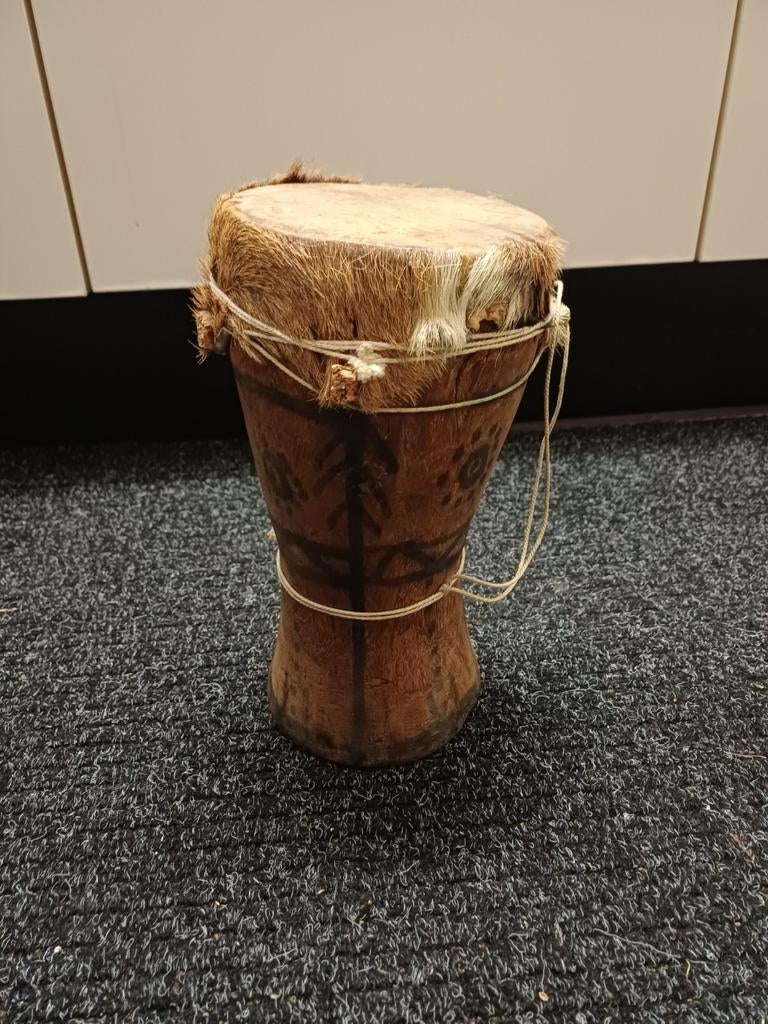Kleine decoratieve djembe trommel, Ophalen of Verzenden, Gebruikt, Trommel