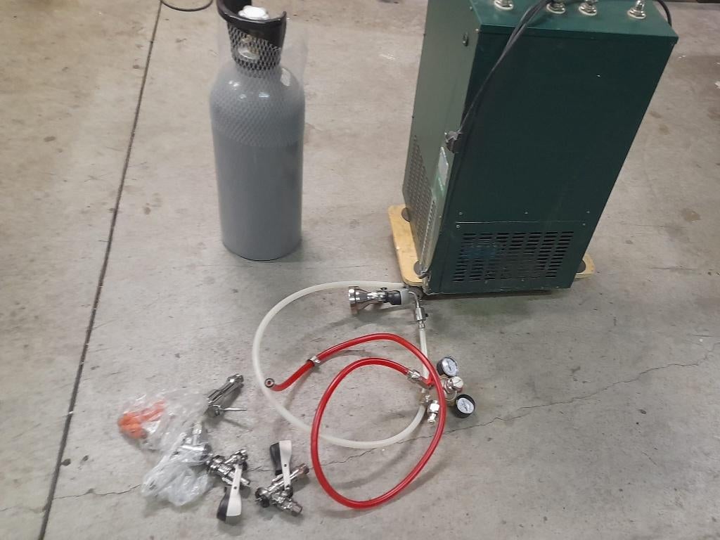 Tapkoelinstallatie met CO2 fles, Ophalen, Gebruikt