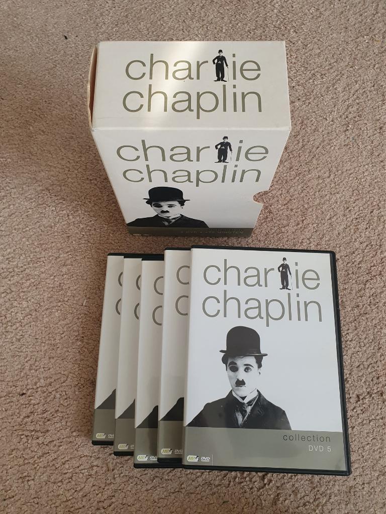5-disc Boxset Charlie Chaplin, Actiekomedie, Alle leeftijden, Boxset, Ophalen of Verzenden